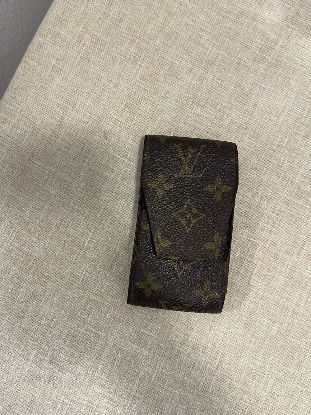 Louis Vuitton Monogram Brown and Gold Card & Key Holder